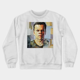 Matt in glass reflection Crewneck Sweatshirt